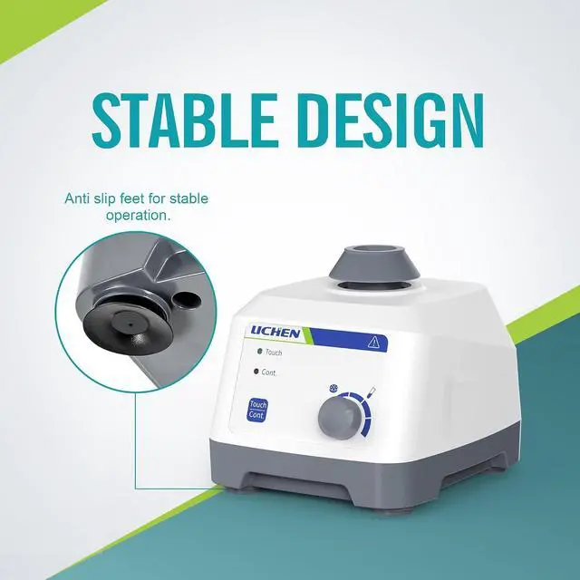 Alt view image 6 of 7 - Paint Mixer Vortex Shaker Adjustable 200-3000RPM | Brushless Dc Motor, Touch & Continuous Mode, Mix Lab Liquid, Nail Polish, Paint, Ink, Pigment