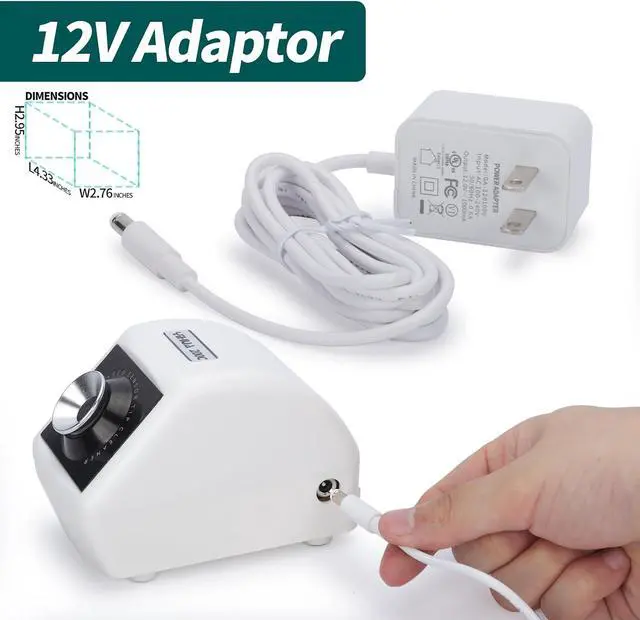 Alt view image 7 of 7 - 200C Motorized Soldering Iron Tips Copper Cleaner with Infra-red Sensor, 6 Brass Wool Brushes, 12V Power Adapter, and Pry Bar - Compact Soldering Iron Tips Brass Cleaner