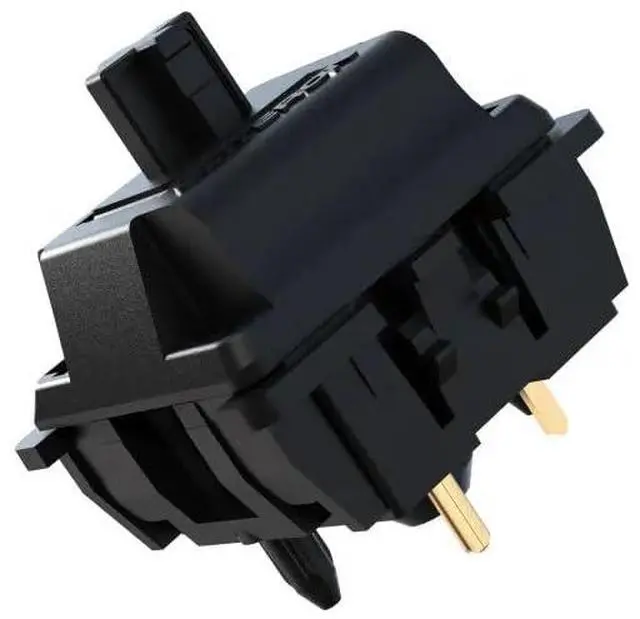 Alt view image 3 of 7 - Gateron Oil King Pre-lubed 5-pin Switches Set for Mechanical Keyboard & Switch Key Chain/Tester with Free Key Caps/Switches Puller Included (Black, 105 PCs)