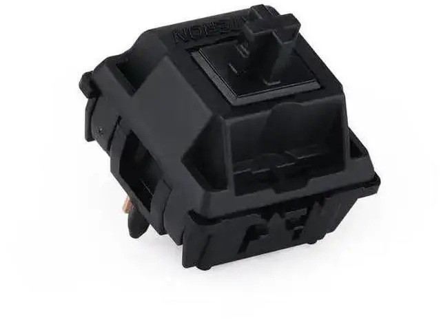 Alt view image 6 of 7 - Gateron Oil King Pre-lubed 5-pin Switches Set for Mechanical Keyboard & Switch Key Chain/Tester with Free Key Caps/Switches Puller Included (Black, 105 PCs)