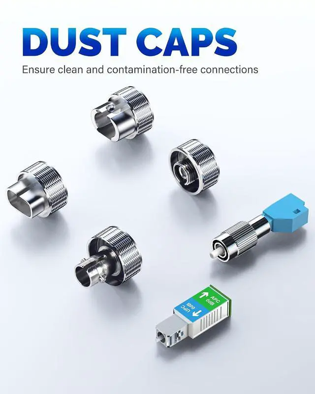 Alt view image 4 of 6 - Fiber Optic Adapter Connector LC, SC, ST, FC, FC(Male) to LC(Female), SC/UPC(Male) to SC/ (Female), for OTDR Testing and Analysis Compatible with SingleMode and MultiMode