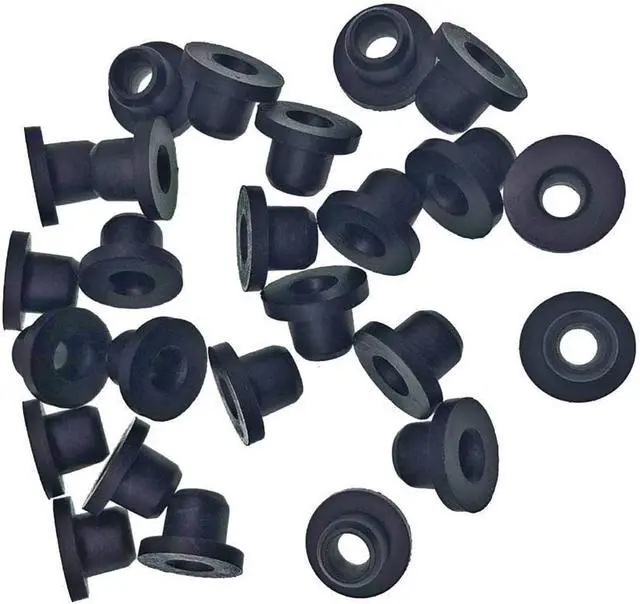 Main image of 1/4 Grommets 1/4 inch Top Hat for 3/16 1/4 5/16 Airline Tubing Through Walls for Hydro Bucket System of any kind (250/ Pack)