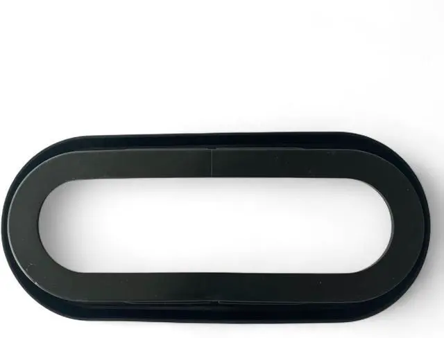 Alt view image 2 of 7 - 6" Inch Oval Rubber Grommet for Vehicle Lights Stop Turn Tail Light Covers Rings for Truck Trailer Kenworth Peterbilt 10pcs