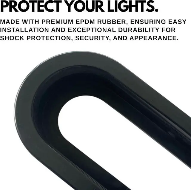 Alt view image 7 of 7 - 6" Inch Oval Rubber Grommet for Vehicle Lights Stop Turn Tail Light Covers Rings for Truck Trailer Kenworth Peterbilt 10pcs