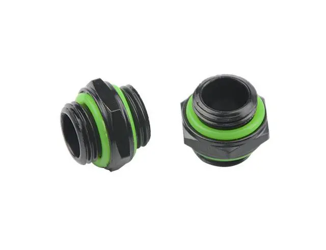 Alt view image 5 of 7 - 20 PCS Silver Chrome G1/4" Plug Fittings for Computer Water Cooling System (Black)