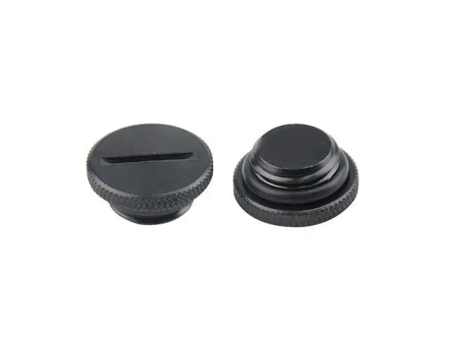 Alt view image 7 of 7 - 20 PCS Silver Chrome G1/4" Plug Fittings for Computer Water Cooling System (Black)
