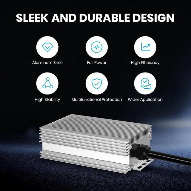Alt view image 3 of 7 - Step Down Converter Voltage Reducer 48V 72V 40V-90V to 12V | 25A/335W Buck Converter DC-DC Power Transformer for Golf Carts, RVs, Electric Vehicles, Solar System