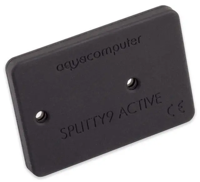 Alt view image 3 of 4 - Aqua Computer SPLITTY9 Active Active Splitter for up to 9 PWM Fans | SATA-Powered, 4.5 A / 54 W Max, PWM Signal Amplification, Adjustable Fan Cut-off Threshold, LED Indicator