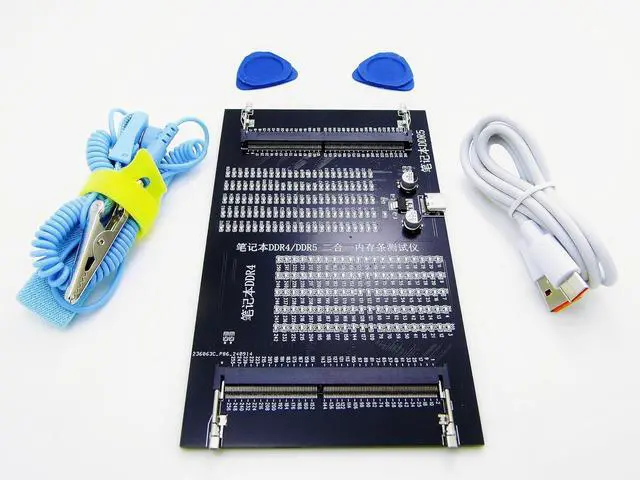 Main image of New Laptop DDR4 DDR5 Computer RAM Module Tester Card Combo Set | Quick Easy Laptop Diagnostic Analyzer Kit Test Removable Motherboard Memory All RAM Speed Voltage Type-C Powered