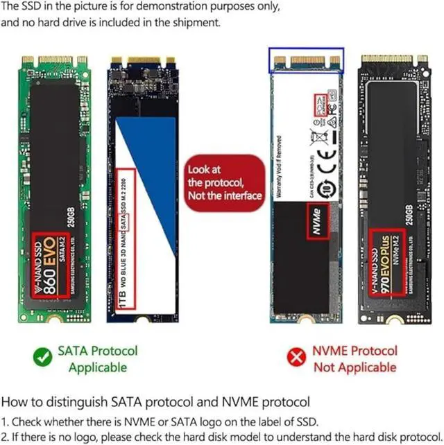 Alt view image 4 of 6 - M.2 mSATA to SATA Adapter Enclosure for SSD Storage Conversion | Aluminum Heat Dissipation Shell, Plug and Play Internal & External Dual Use SSD Converter Case