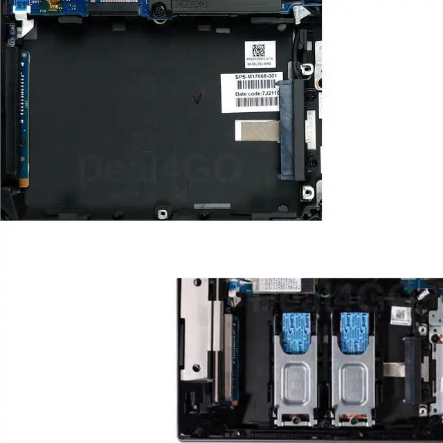 Alt view image 3 of 7 - M.2 2280 SSD3 SSD4 Support Bracket Carrier w/Thermal Shield Pad M17040-001 M22793-001 Replacement for HP ZBook Fury 15 G7 G8