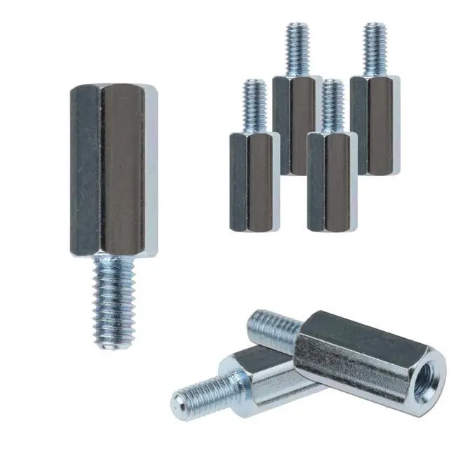 Alt view image 5 of 6 - M4x14mm Hex Stainless Steel Standoff Spacer Screw Nut Bolt Set 160pcs | Wall Mount Spacer Adapter for Desktop/Portable Monitor, Motherboard Prototyping Accessories for PCB, Computer & Circuit Board