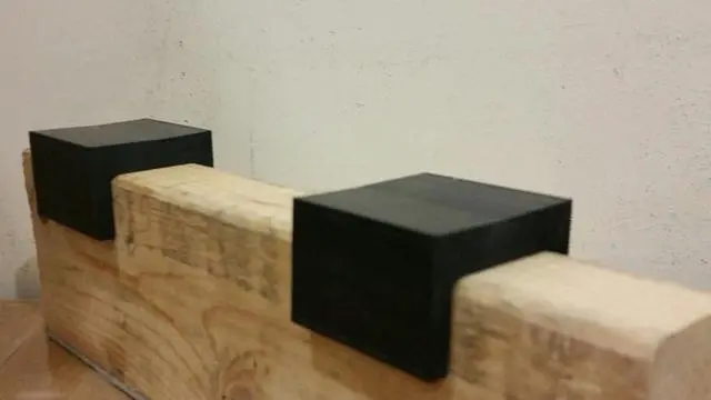 Alt view image 2 of 3 - Rubber Joist Isolators, U-Boat Floor Floaters for Sound Isolation, Fits Standard 2" Joists, EPDM Floor Decoupler, Made in the USA
