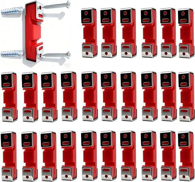 Main image of 50 Pack Rubber Sound Isolation Clips for Wall & Ceiling Resilient Channel | Includes mounting screws, full rubber wrapped structure for efficient wall and ceiling noise isolation