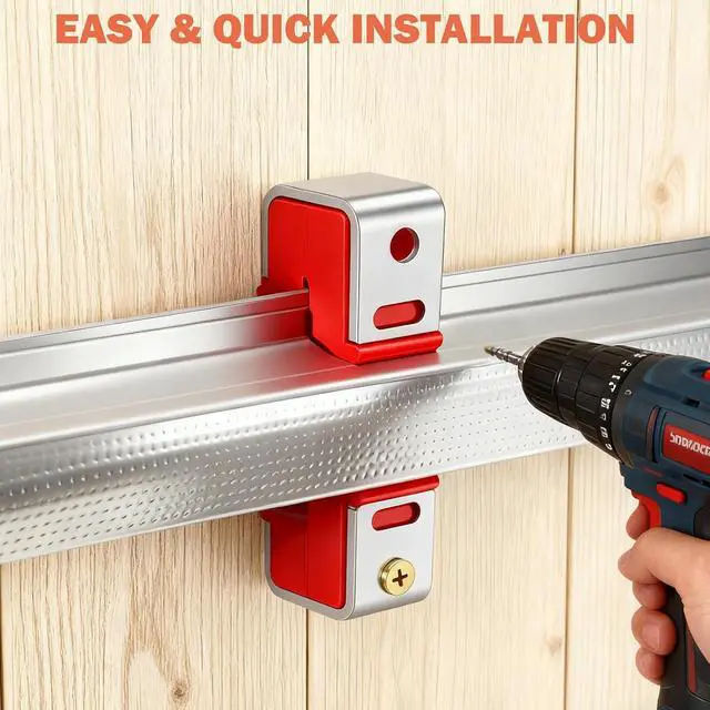 Alt view image 4 of 6 - Sound Isolation Clips, Anti-Vibration Decoupling Clips for Noise Reduction in Drywall Ceiling & Wall, Home Theater, Studio, Bedroom & Basement Soundproofing (50)
