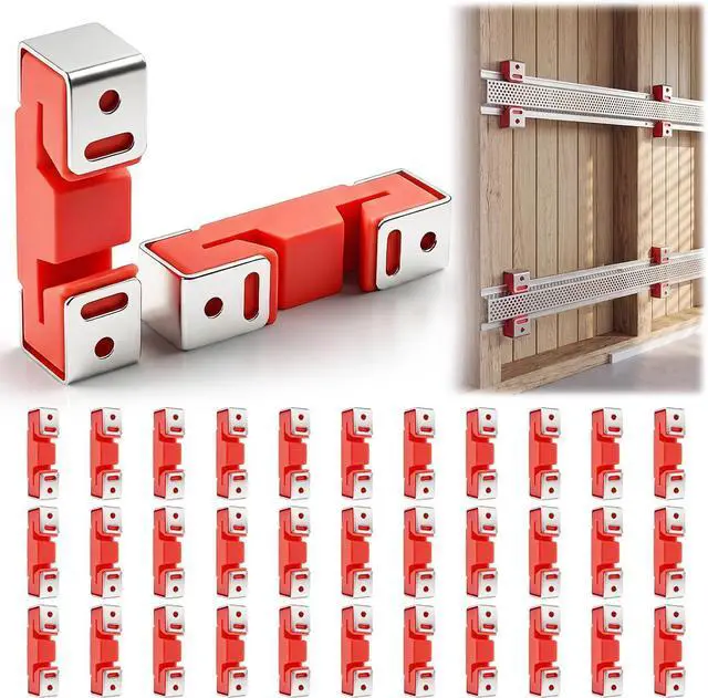 Main image of 100 Pack Sound Isolation Clips for Resilient Channel, Rubber Mounts | Rubber Mounting Clips for Wall and Ceiling Sound Control Projects in Homes, Offices, Apartments and Studios