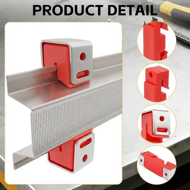 Alt view image 5 of 7 - 100 Pack Sound Isolation Clips for Resilient Channel, Rubber Mounts | Rubber Mounting Clips for Wall and Ceiling Sound Control Projects in Homes, Offices, Apartments and Studios