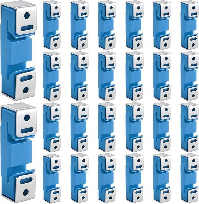 Main image of 50 Pack Sound Isolation Clips Sound Proofing Mounting Blocking Clips Reduce Noisy Neighbor Soundproofing Resilient Channel for Home Office Apartment Recording Studio Walls and Ceilings (Blue)