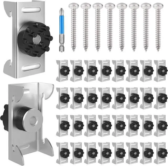 Main image of 50 Pack Sound Isolation Clips with Mounting Screws | Ceiling Soundproofing for Apartment to Reduce Ceiling Vibration & Noisy Neighbor Issues, Ideal for Home & Office