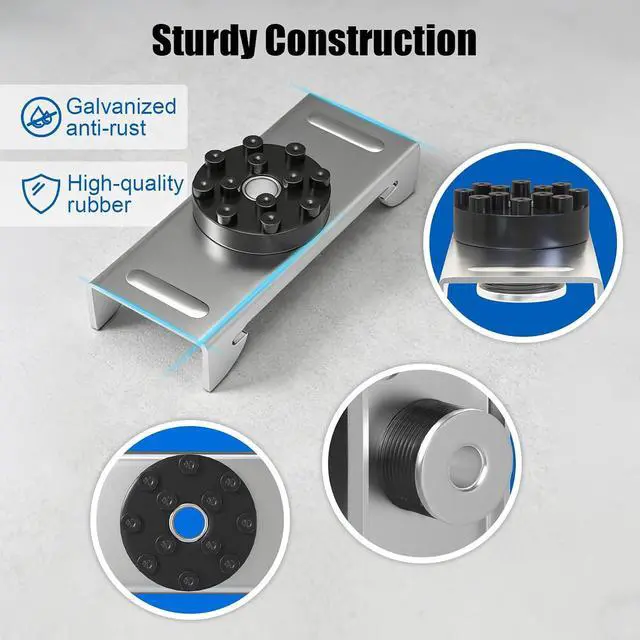 Alt view image 3 of 7 - 50 Pack Sound Isolation Clips with Mounting Screws | Ceiling Soundproofing for Apartment to Reduce Ceiling Vibration & Noisy Neighbor Issues, Ideal for Home & Office
