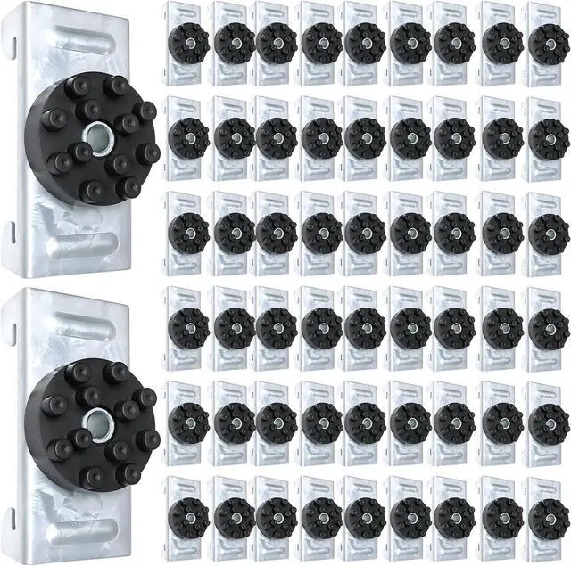 Main image of 100-Pack Soundproofing Clips, Sound Isolation Clips for Walls and Ceilings, Decoupling Resilient Channel Clips for 7/8" Hat Channel, Noise Reduction for Recording Studio Home Office Apartment