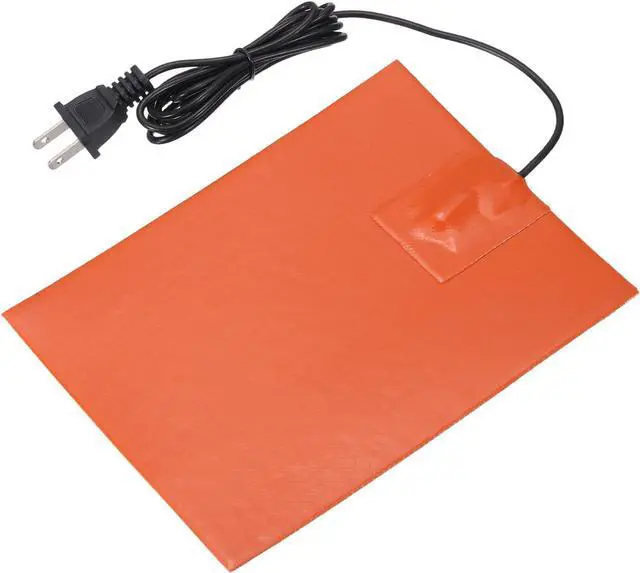 Main image of Silicone Heating Pad, 120V 300W Car Engine Block Oil Pan Heater Heater Strip for Constant Temperature 203.4mm x 152.4mm, Pack of 2
