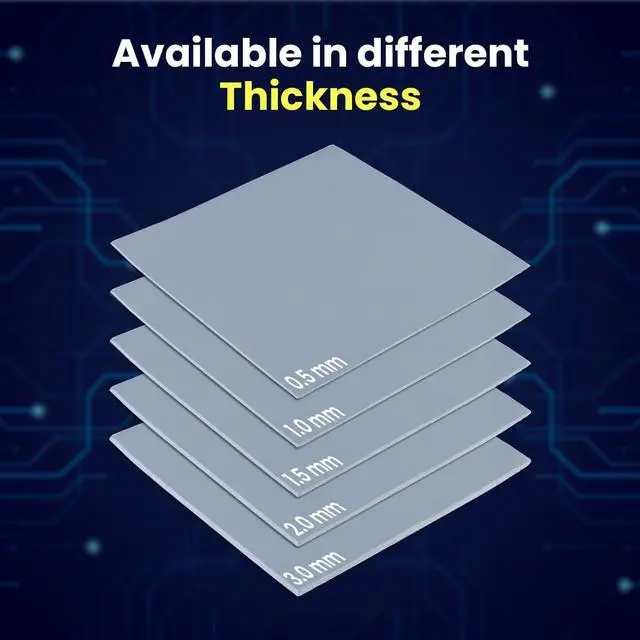 Alt view image 4 of 6 - GP-Extreme 12W-Thermal Pad 120x120 Excellent Heat Conduction, Ideal Gap Filler. Easy Installation (120x120x1.5)