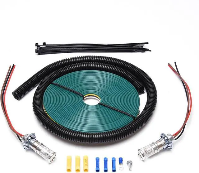 Main image of 152-LED Universal Taillight Wiring Kit with LED Bulbs | Enhanced Safety | Diodes Prevent Feedback between Vehicles | Designed to Wire Nearly All Towed Vehicles | Comprehensive Kit