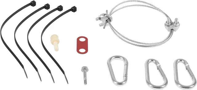 Alt view image 7 of 7 - Flat Tow Breakaway Cable System for RV Towing, Ready Stop Device with Supplemental Safety Cable Kit for Tow Bars and Flat Towed Vehicles