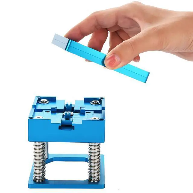 Alt view image 4 of 7 - BGA Stencil Reballing Holder Station Kit,Aluminum Alloy Universal BGA Reballing Station Solder Rework Kit with Handles+Stencils+Balls Kit