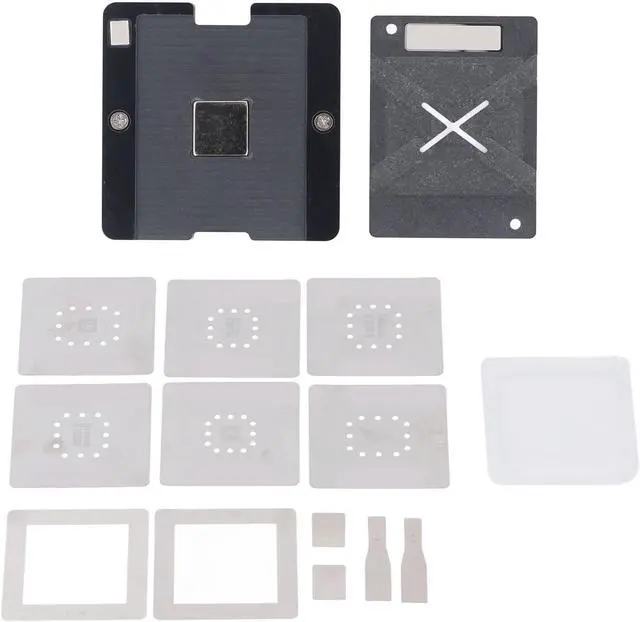 Main image of Reballing Station, 6 in 1 BGA Rework Station Tin Planting Stencil Solder Template Rework Kit