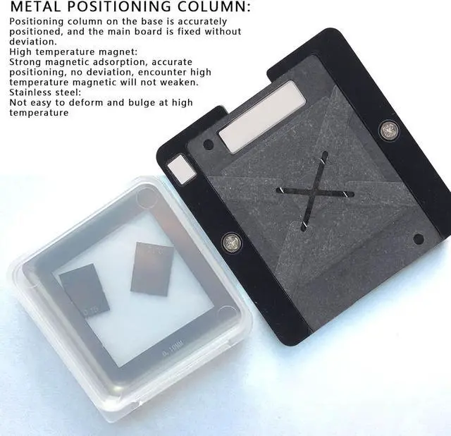 Alt view image 5 of 7 - Reballing Station, 6 in 1 BGA Rework Station Tin Planting Stencil Solder Template Rework Kit
