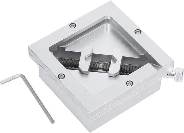 Main image of Adjustable BGA Reballing Station Kit HT-90 Aluminum Alloy Stencil Holder for Laptop CPU Phone Repair Diagonal Solder Ball Jig with Drainage Channel 9-43mm