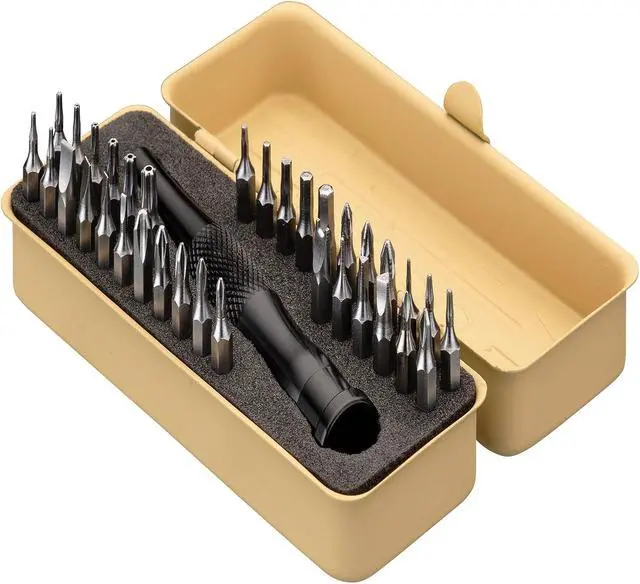 Alt view image 6 of 7 - Tool Torx Bit Set 77-Piece, Fully Armed Bits Ratchet Set with 13-Piece 1/4" Dr. Low Profile Sockets, 1/4" Dr 29-piece, and 35-piece Multi Function Bit Set