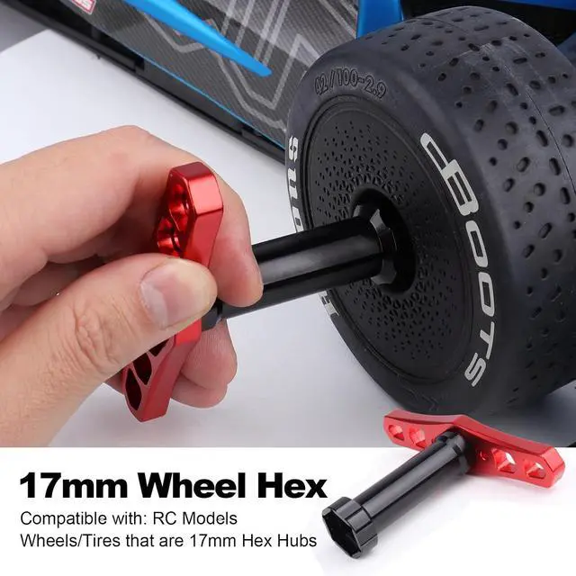 Alt view image 5 of 7 - Hex Driver Set (1.5mm 2.0mm 2.5mm 3.0mm), Hex Nut Driver Set(4.0/5.5/7.0/8.0mm) Screwdriver Kit, 17mm Wheel Wrench, RC Screw Tray, Turnbuckle Wrench, RC Repair Tools Kit for RC Cars