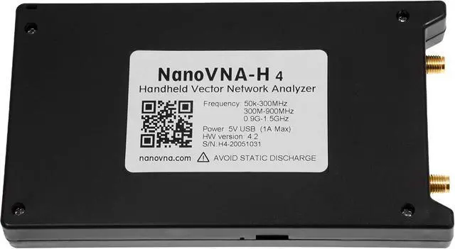 Alt view image 5 of 6 - Nooelec NanoVNA-H 4 Premium Bundle - Vector Network Analyzer Kit from Authorized Distributor with 50kHz-1.5GHz+ Portable VNA (4" LCD), EMI Shielding, Calibration Kit, 6pc Attenuator Kit and Much More!