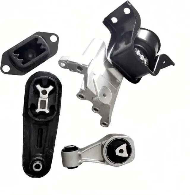 Main image of Set of 4 Motor Mounts for Nissan Sentra 1.8L (2013-2019) | - Replaces 11360-1KA0A, 11220-1KG0A, A7382, A7376 - Fixes Vibration