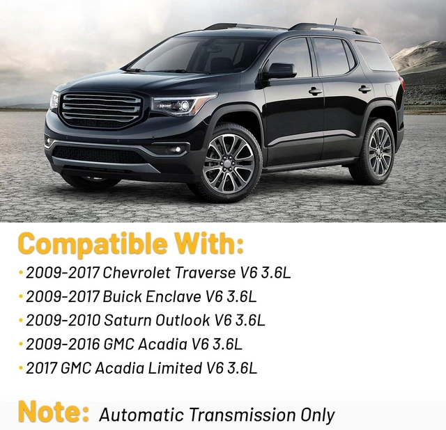 Alt view image 2 of 7 - Engine Motor Mount Replacement for 2009-2017 Traverse Enclave Acadia Saturn | Replacement of A5549HY, A5548HY, A5444, A5458HY, 3.6L, Automatic Transmission,Reduces Vibration and Rough Shifting