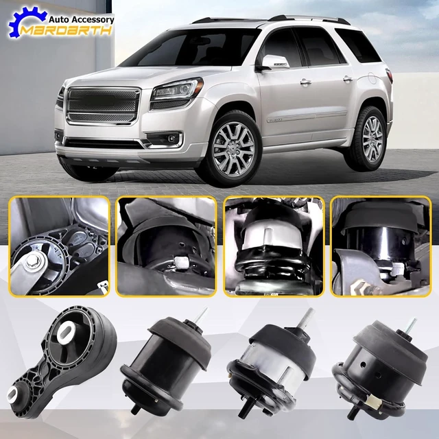 Alt view image 4 of 7 - Engine Motor Mount Replacement for 2009-2017 Traverse Enclave Acadia Saturn | Replacement of A5549HY, A5548HY, A5444, A5458HY, 3.6L, Automatic Transmission,Reduces Vibration and Rough Shifting