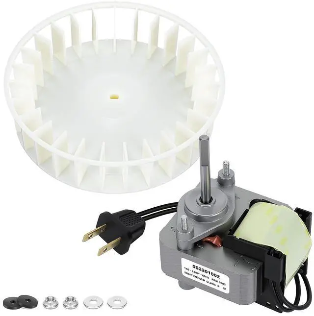Main image of Bathroom Exhaust Fan Motor and Blade Kit Replacement Fits AS50 AS54 AS60 | 80 CFM High Airflow Quiet Operation, Compatible with AS70, ASF50, ASLC50, ASLC50FL, ASF70, ASLC70