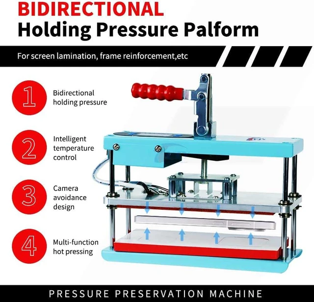 Alt view image 3 of 7 - Phone Screen Separator 180° Universal Repair Clamp Fixture, Mobile Back Cover Holding Mold & LCD Fixed Pressure Holder for iPhone Samsung Repair