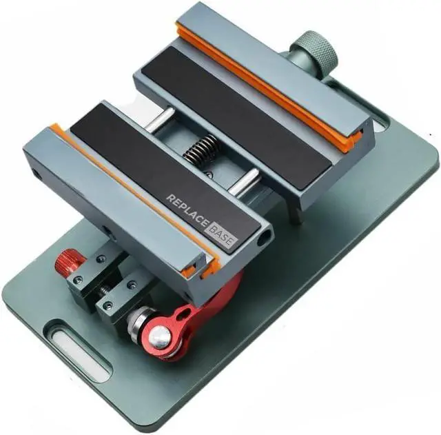 Main image of 1Pcs Phone Back Cover Glass Demolition Clamp Lockable 360° Rotary Clamp Back Rear Camera Glass Frame Removal Repair Tool for Phone Tablet Repair Fixture Holder Tool