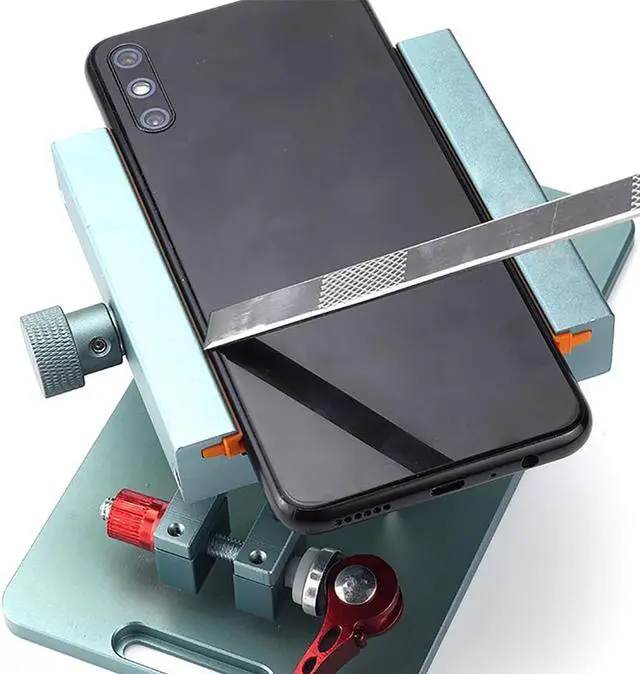 Alt view image 6 of 6 - 1Pcs Phone Back Cover Glass Demolition Clamp Lockable 360° Rotary Clamp Back Rear Camera Glass Frame Removal Repair Tool for Phone Tablet Repair Fixture Holder Tool