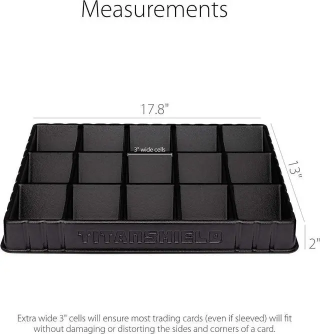 Alt view image 2 of 7 - Stackable Heavy Duty Card Sorting Tray | Compatible with Pokemon, Baseball, Magic The Gathering MTG, TCG Trading Cards | (Two Trays)