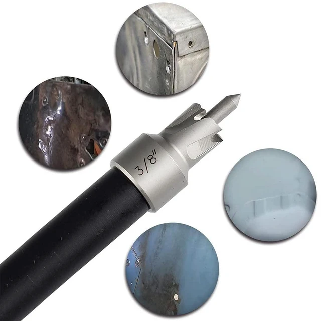 Alt view image 3 of 7 - Spot Weld Cutter Set 5-Pack 3/8 Inch for Power Hand Drill Tool | HSS,remover,welding,hole drilling bits
