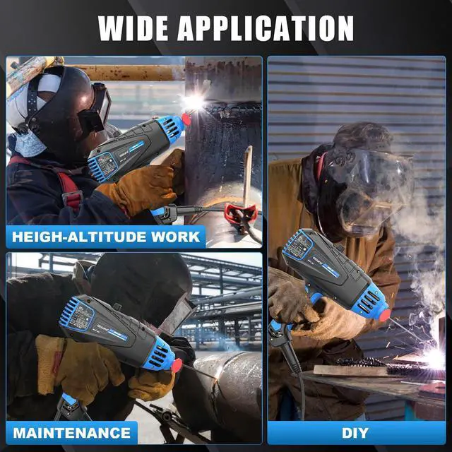 Alt view image 7 of 7 - Handheld ARC Welding Machine 110V, 90A Portable Stick Welder Gun | Fits for 1/16''-1/8'' Electrode Rods, IGBT Inverter