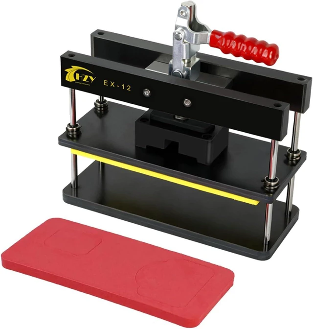 Alt view image 2 of 7 - Cell Phone Screen Separator 180° Universal Pressure Mold, Precise Positioning LCD Replacement Fixture Holder for iPhone Samsung Repair EX-12