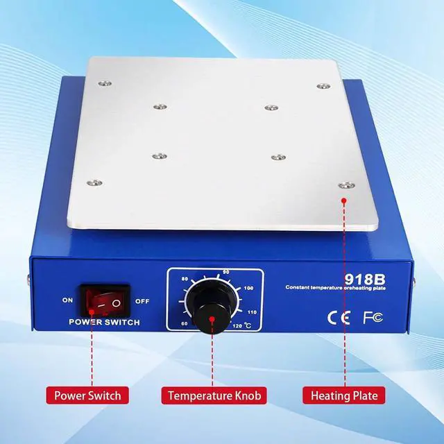 Alt view image 3 of 7 - 450W 110V Soldering Station Hot Plate, 7 Inch LCD Screen Separator Preheating Panel