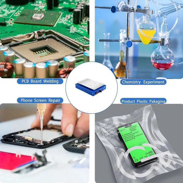 Alt view image 7 of 7 - 450W 110V Soldering Station Hot Plate, 7 Inch LCD Screen Separator Preheating Panel