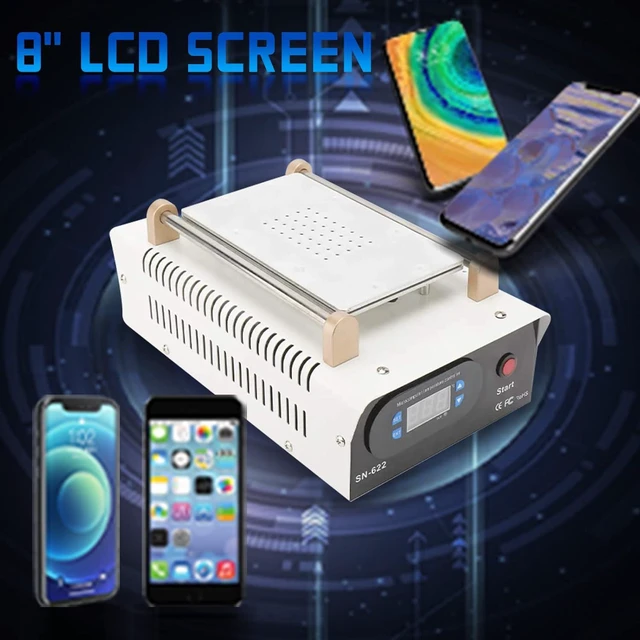 Alt view image 2 of 7 - 7 Inch LCD Screen Separator Machine with Built-In Pump, Touch Screen LCD Glass Lens Removal for Cellphone iPad Repair